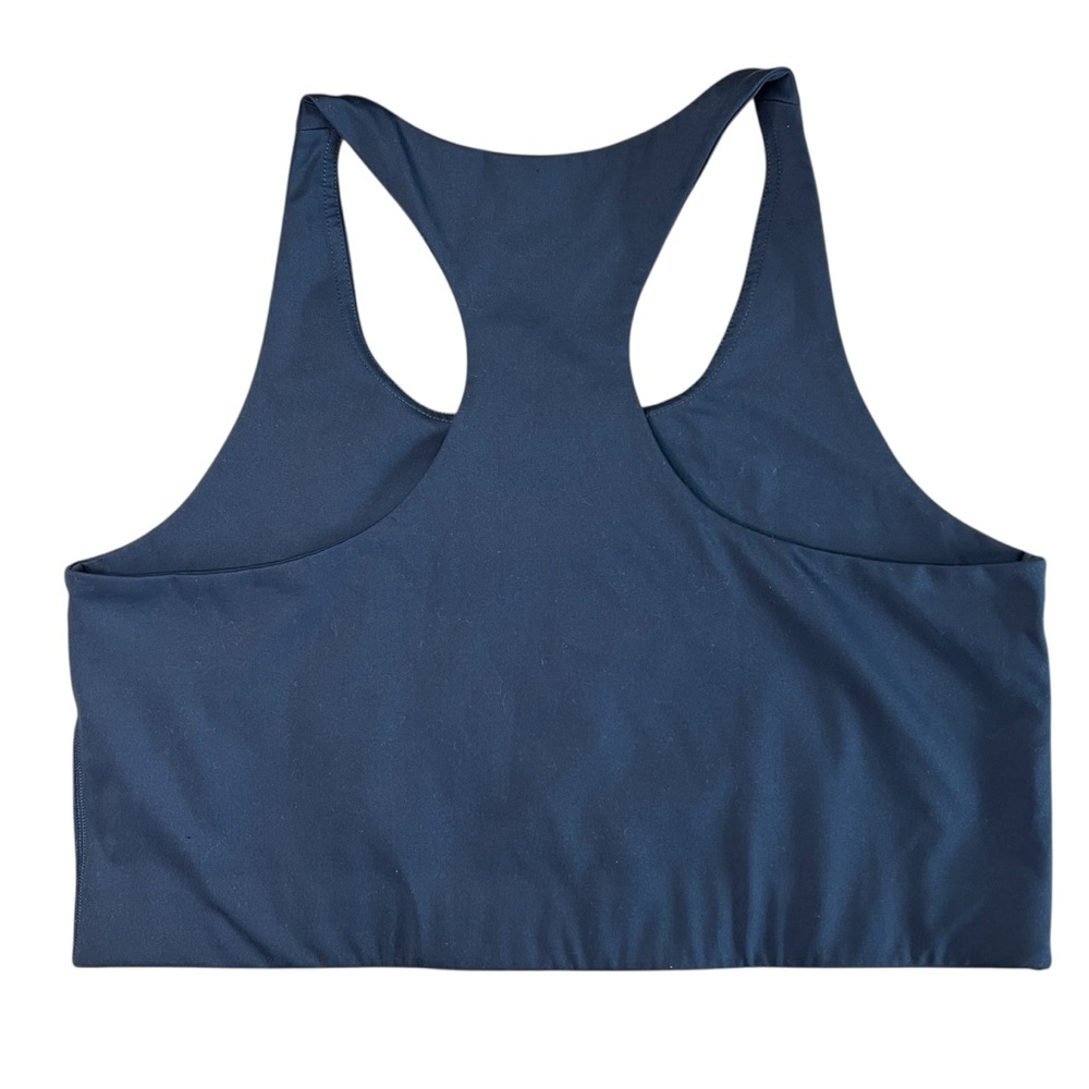 Girlfriend Collective Paloma Racerback Sports Bra Navy Blue Women’s Size XXXL - Picture 3 of 6
